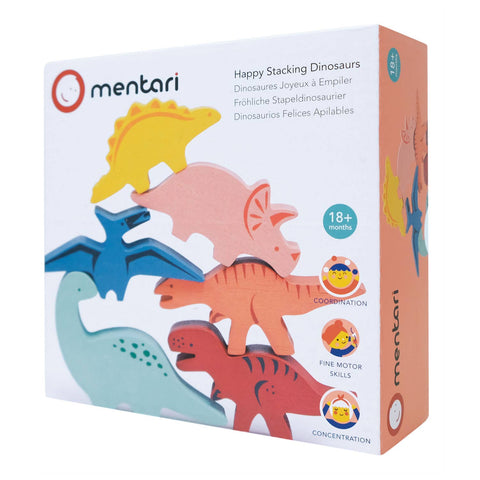 ThreadBear Design Mentari Happy Stacking Dinosaurs