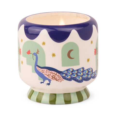 Designworks Collective - Paddywax A Dopo Peacock Ceramic Candle