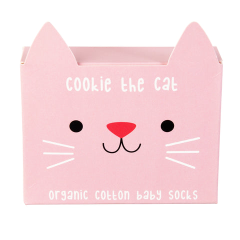 Pair of baby socks - Cookie the Cat