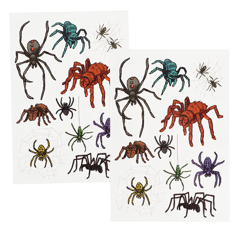 Temporary tattoos - Spiders