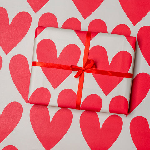 Wrapping paper Hearts