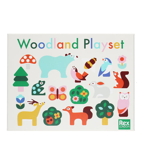Woodland playset, Wooden animal