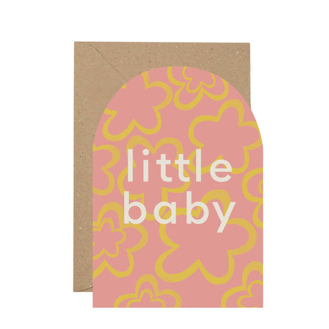Plewsy 'Little Baby' greetings card
