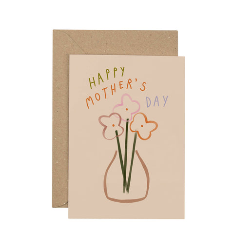 Plewsy 'Happy Mother's Day' vase card