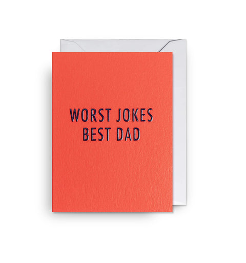 Worst Jokes Best Dad Mini Father’s Day Card