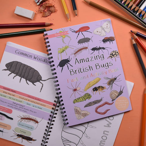 Button & Squirt Amazing British Bugs Fact and Activity Book