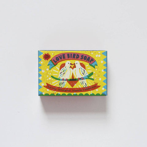 Love Birds Tea Tree, Lemongrass, Lavender & Peppermint Soap, The Printed Peanut Soap Company