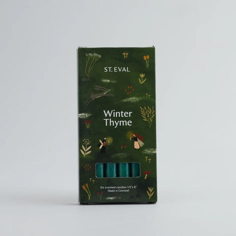 St. Eval Winter Thyme, Mini Fragranced Christmas Candles