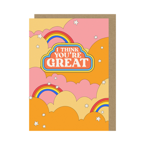 Lately Studio I Think You’re Great Card