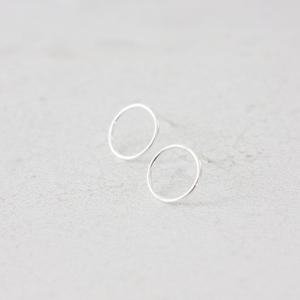 Fawn And Rose - Open Circle Studs