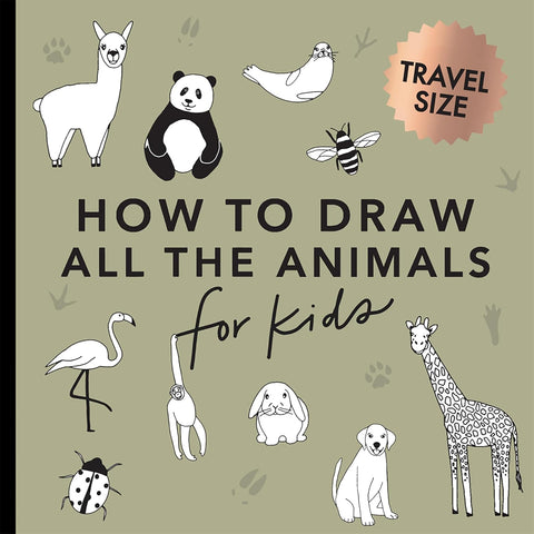 How to Draw All the Animals for kids Mini (Summer Activity Book for Kids)