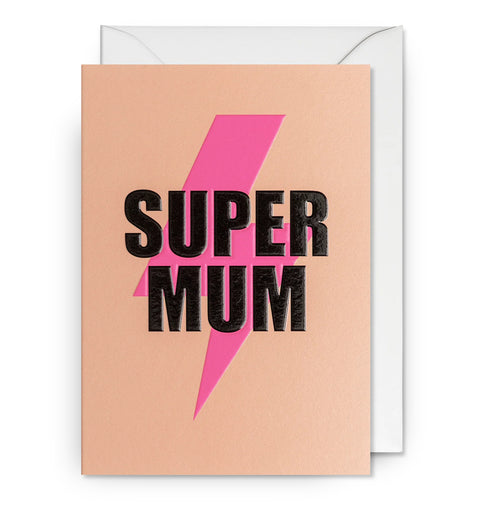 Super Mum Emblem Mother’s Day Card
