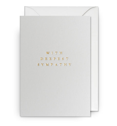 With Deepest Sympathy Greeting Card