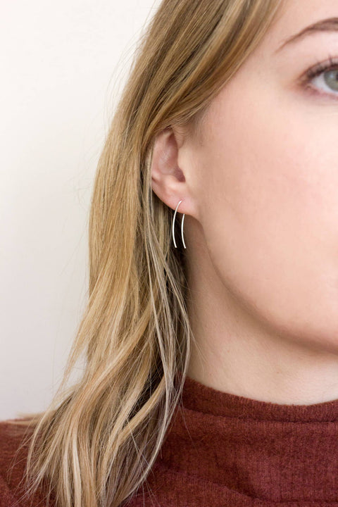 Fawn And Rose - Curved Ear Threads