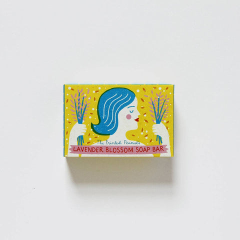 Lavender Blossom Soap Bar, The Printed Peanut Soap Company