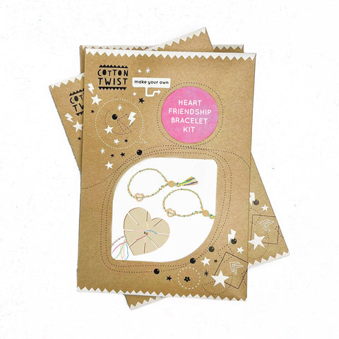 Cotton Twist - Heart Friendship Bracelet Making Kit