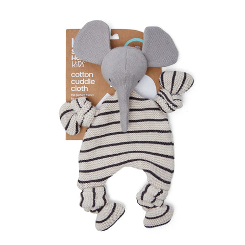 Cotton Knit Baby Comforter Elephant, Sophie Home