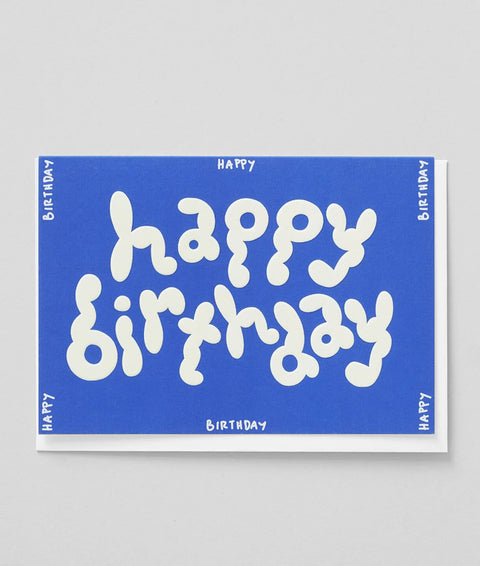 Wrap Happy Birthday Bubble Embossed Greetings Card