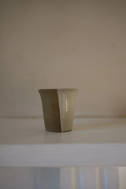 Morgan Wright Stoneware Carafe Cup Milk White