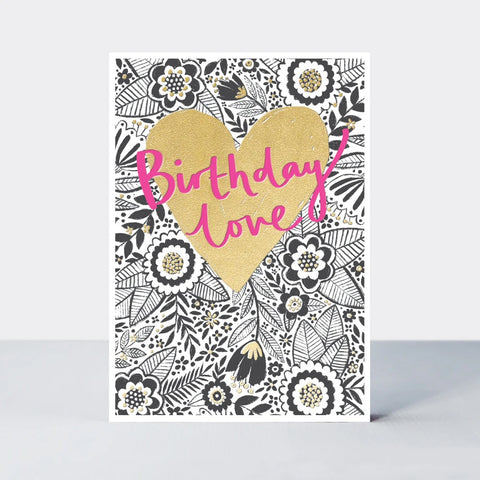 Rachel Ellen Designs Birthday Love Heart Card