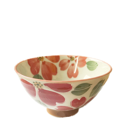 Japanese Red Sakura Rice Bowl