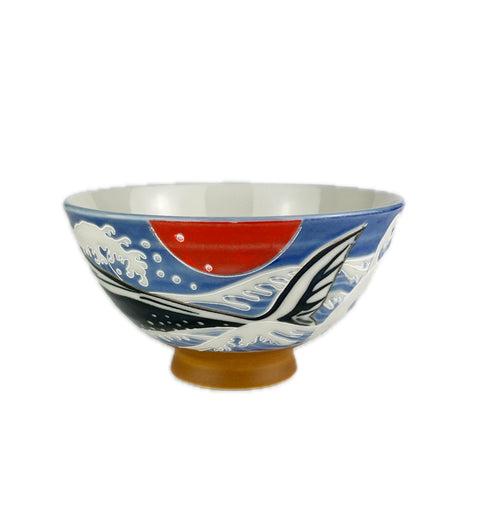 Japanese Indigo Whale Bowl small