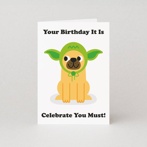 Studio Boketto - Celebrate You Must Dog Birthday Card
