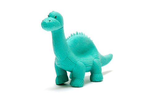 Natural Rubber Dinosaur Bath Toy (Ice Blue)