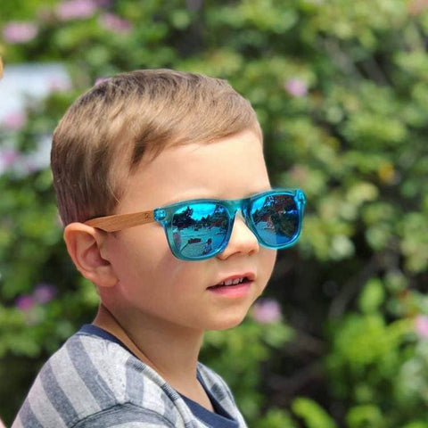 Kid's Beech Wood Sunglasses - 3-9 yrs, Eco Beach