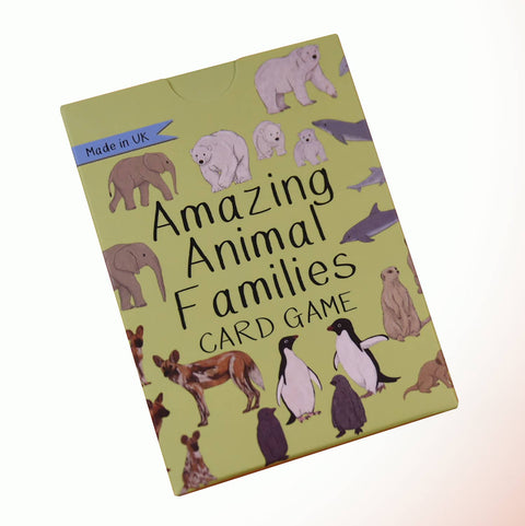 Button & Squirt Amazing Animal Families Card Game