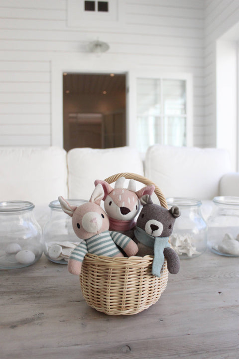 ThreadBear Design Finbar Hare Knitted Soft Toy