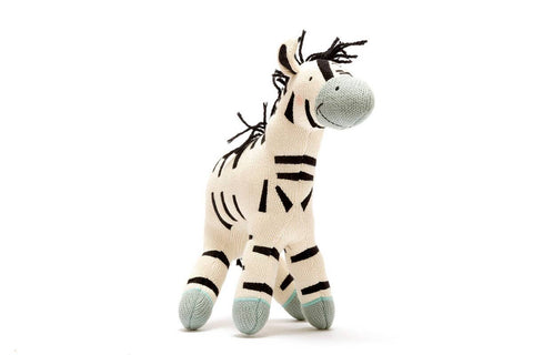 Best Years Large Organic Zebra Plush Toy