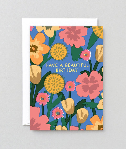Wrap Have a Beautiful Birthday Card