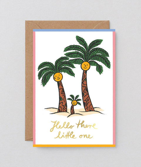 Wrap Hello There Little One Card