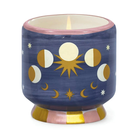 Designworks Collective Paddywax Jasmine Rose Moon Phases Ceramic Candle