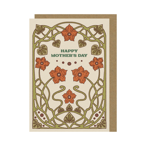 Lately Studio Happy Mother's Day Art Nouveau Card