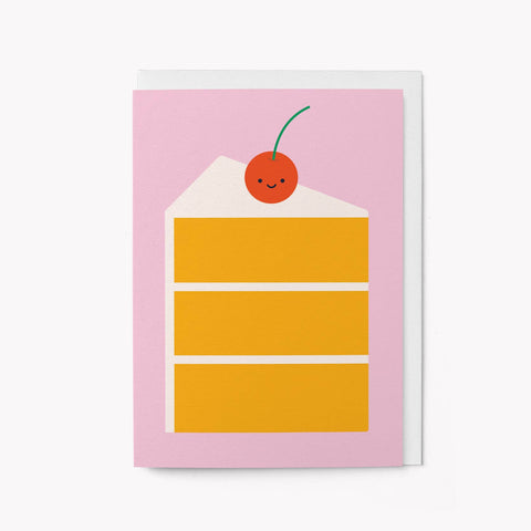 Cake & Cherry on top card, Graphic Factory