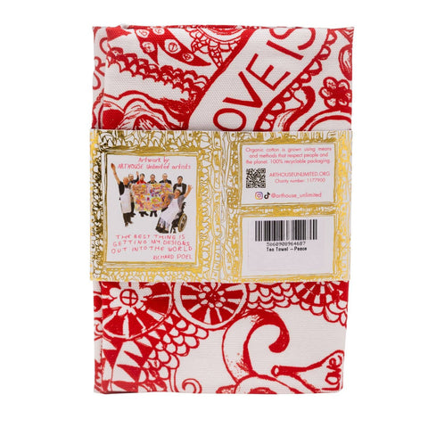 ARTHOUSE Unlimited - Love Is In The Air Tea Towel