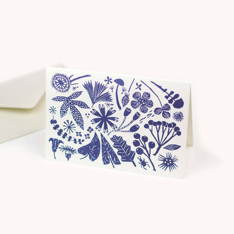 Hadley - Wild Blue Flowers Card
