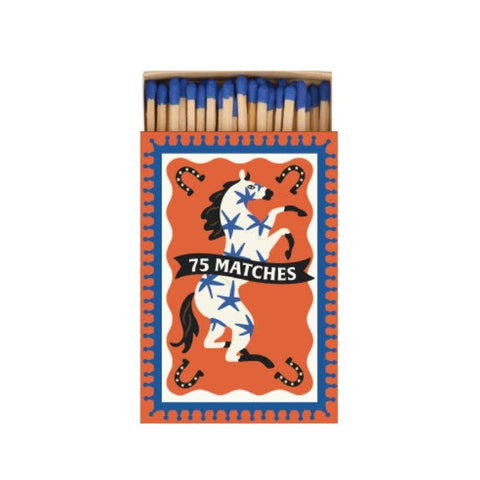 Designworks Collective - A Dopo Boxed Matches Horse Blue