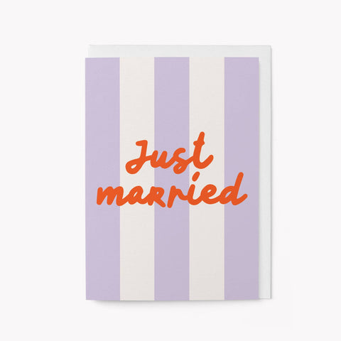 Just Married Wedding card, Graphic Factory
