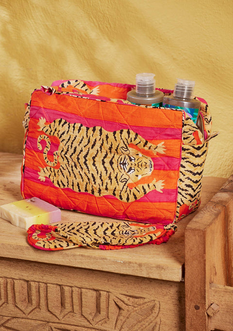 Namaste Tiger Stripe Wash Bag