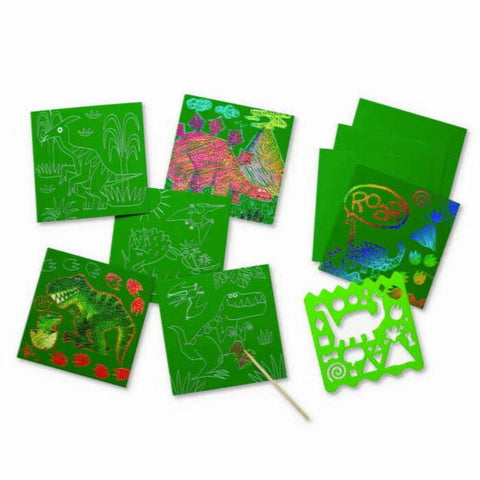Hippychick - Crocodile Creek Dinosaur Scratch Art