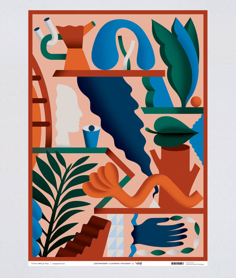 Wrap Plants & Objects Wrapping Paper