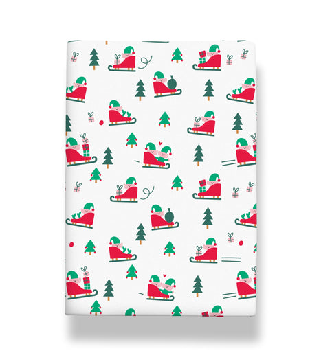 Elf Love Christmas Wrapping Paper