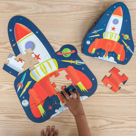 Rocket jigsaw puzzle - Space Age