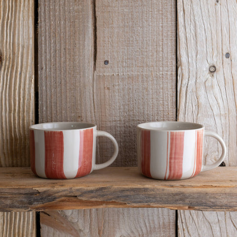Kindred Mugs - Cornflower Mug - Brushed Berry Red - Medium
