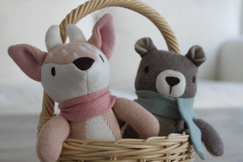 ThreadBear Design Fred Bear Knitted Soft Toy
