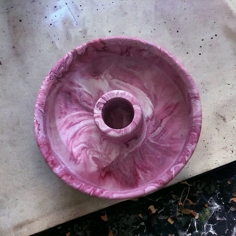 Eco Homeware Studio - Jesmonite Palo Santo/ candle stick holder - Pink