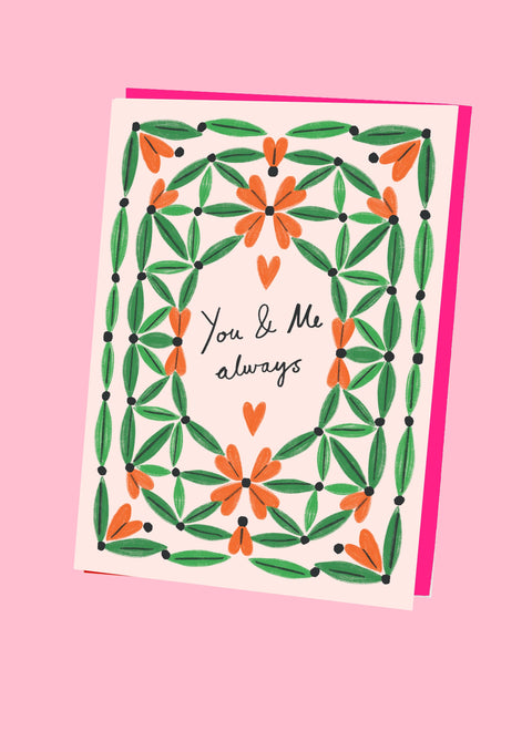 Kitty Kenda Papergoods - You & Me Always Card  